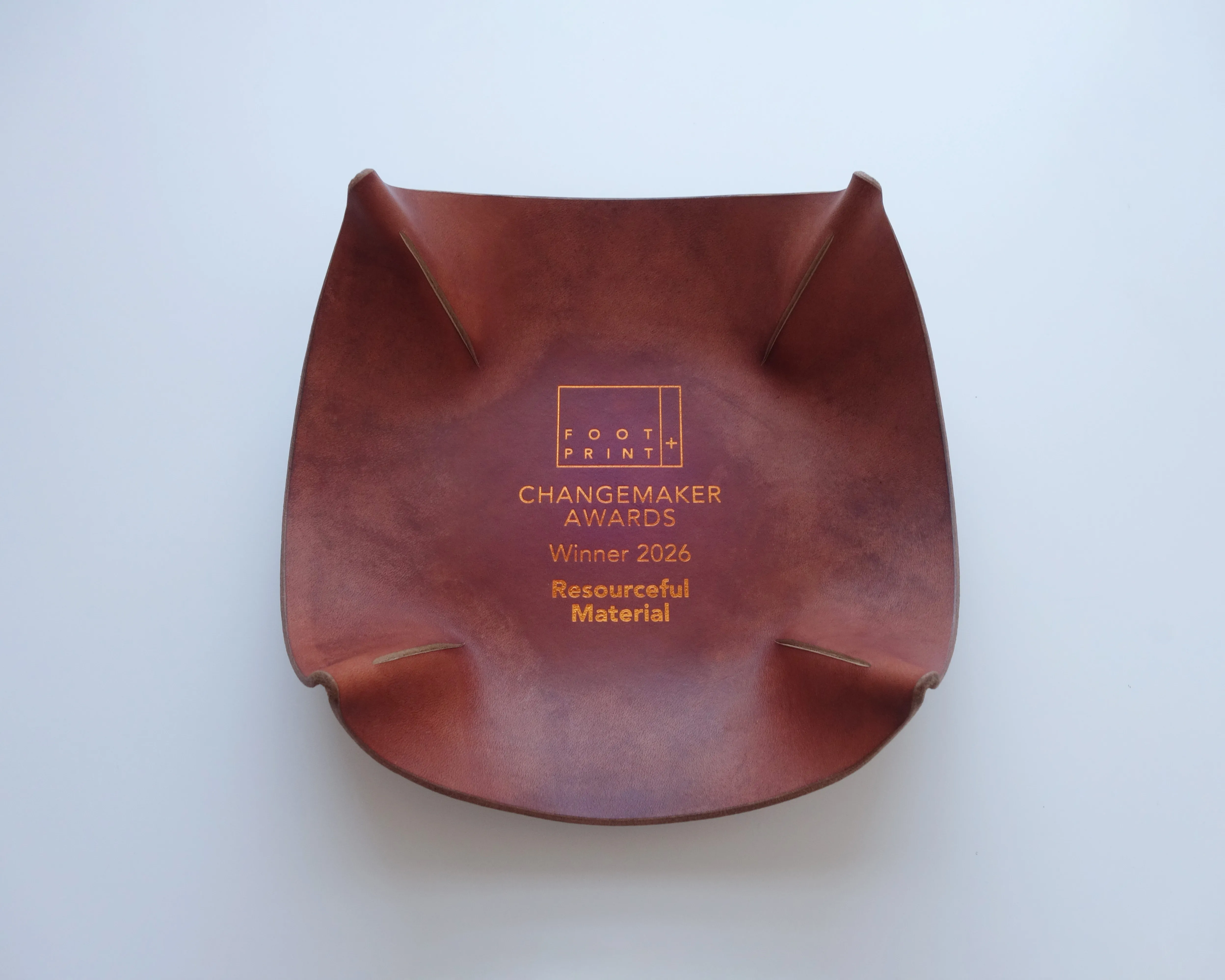 FOOTPRINT+ Trophy made from Leather